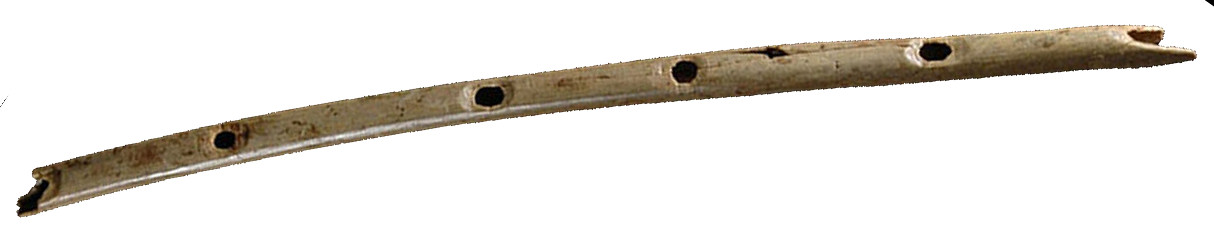 Bild: Floete Schwanenknochen, 35.000 Jahre alte